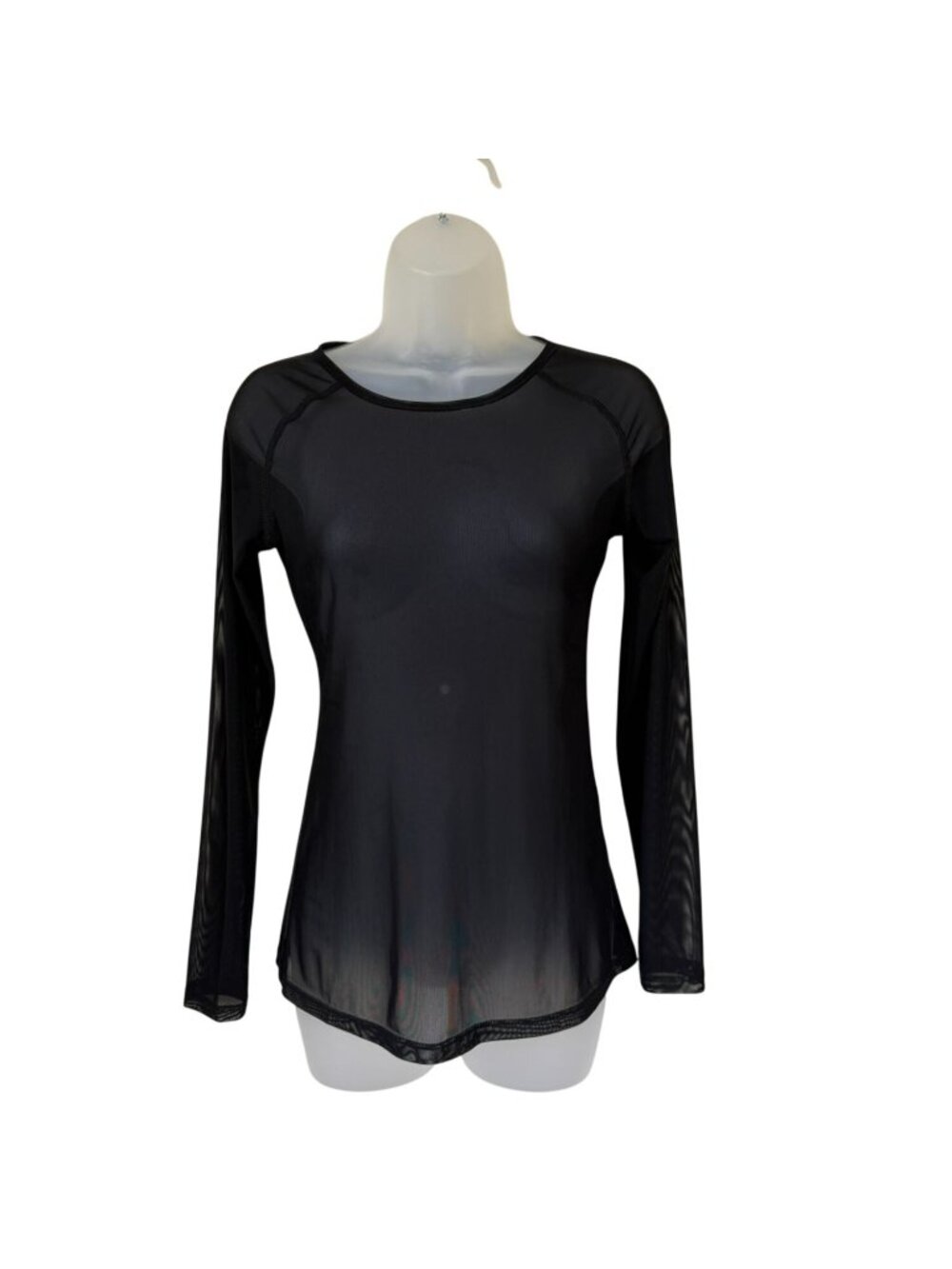 Bundle! Two Sheer Black Tops Women's Size S / XS - Picture 1 of 12